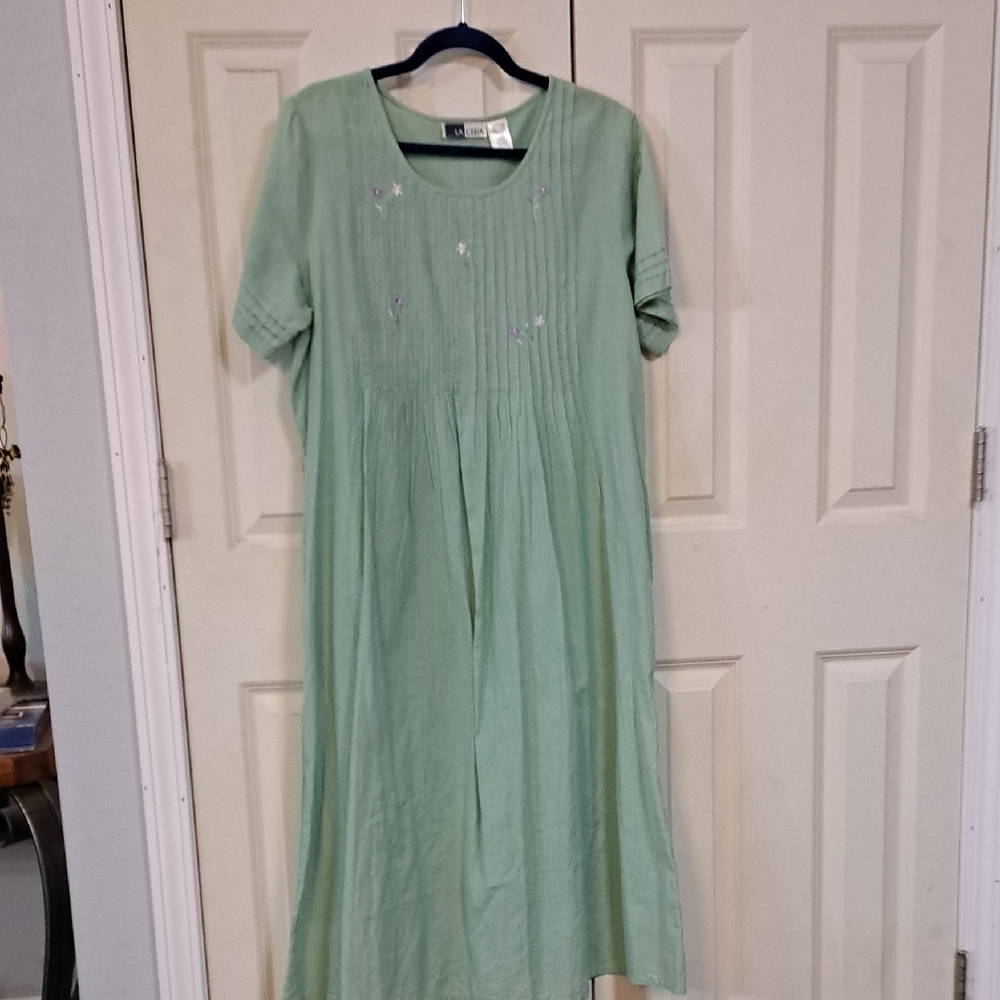 La Cera Green Womens Dress